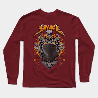 Futuristic Street -Savage Animal Long Sleeve T-Shirt